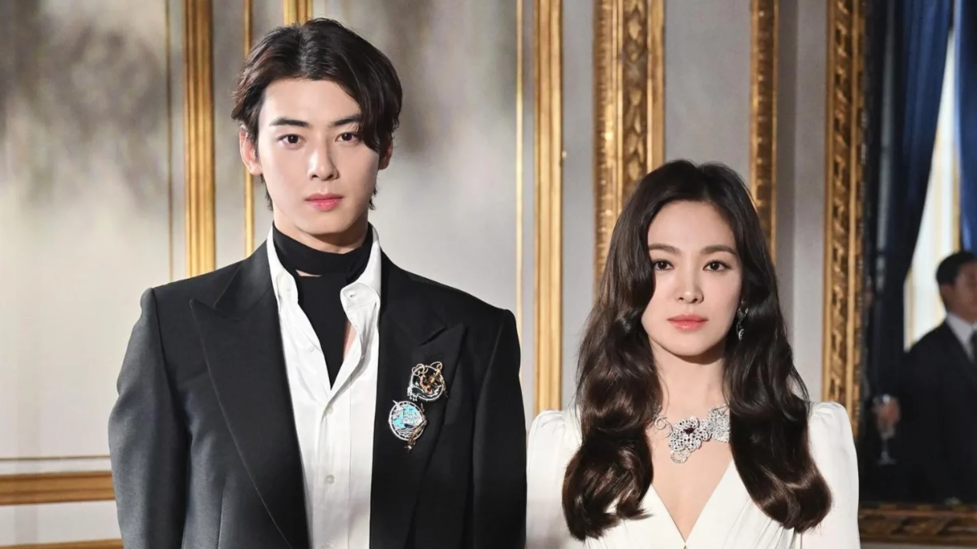 Song Hye Kyo and Cha Eun Woo Steal the Spotlight at CHAUMET Gala in Paris-  MyMusicTaste